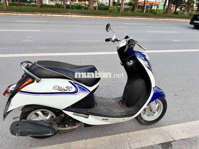 SYM Elite 50 50cc Xanh trắng