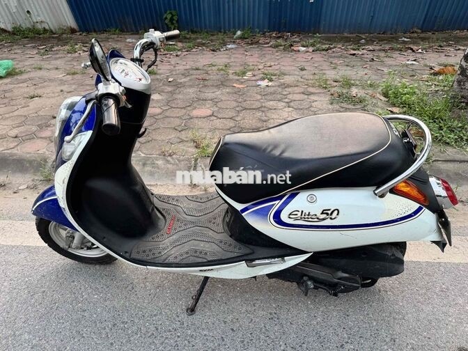 SYM Elite 50 50cc Xanh trắng
