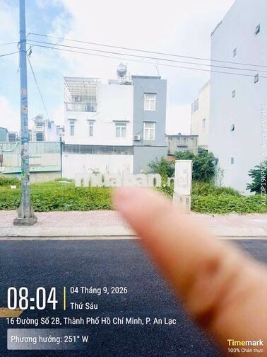 🌺Cần bán nền đẩt ngay trường học - KDC Nam Hùng Vương- An lạc . 8,2 ty