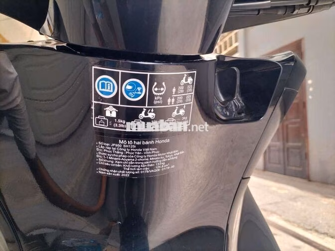 Honda SH 125 CBS 2022 Đen bóng