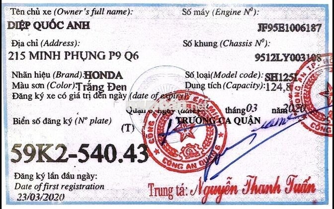 Honda SH 2021 ABS 125cc Đỏ