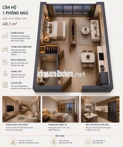 Mức giá 65 triệu/m2 cho căn hộ cao cấp giữa tâm điểm Đà Nẵng Downtown!
