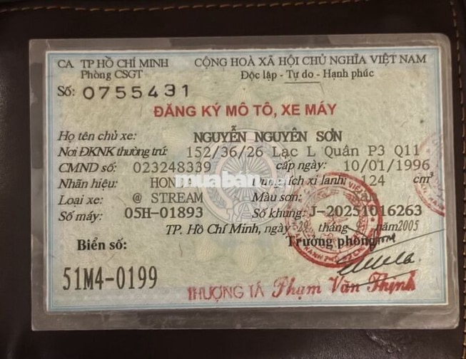 Honda Stream 125 bạc , bstp, gtđđ