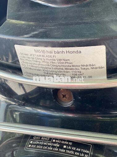 Honda Air Blade 2011 Đỏ đen 108cc