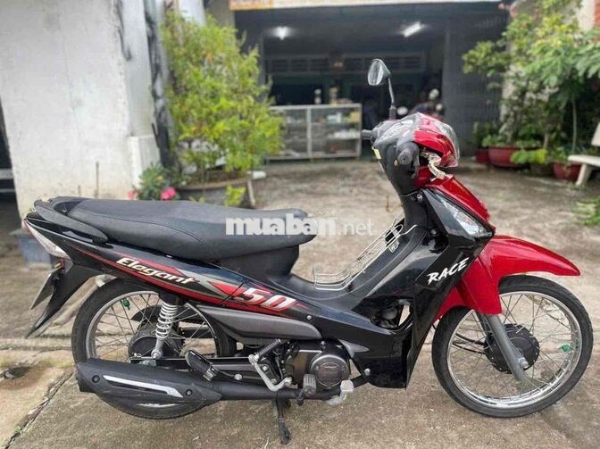 SYM Elegant 50cc Đỏ đen Xe số