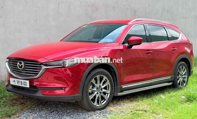 Mazda CX8 2021 luxury đỏ xe zin giá tốt