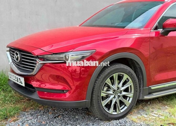 Mazda CX8 2021 luxury đỏ xe zin giá tốt