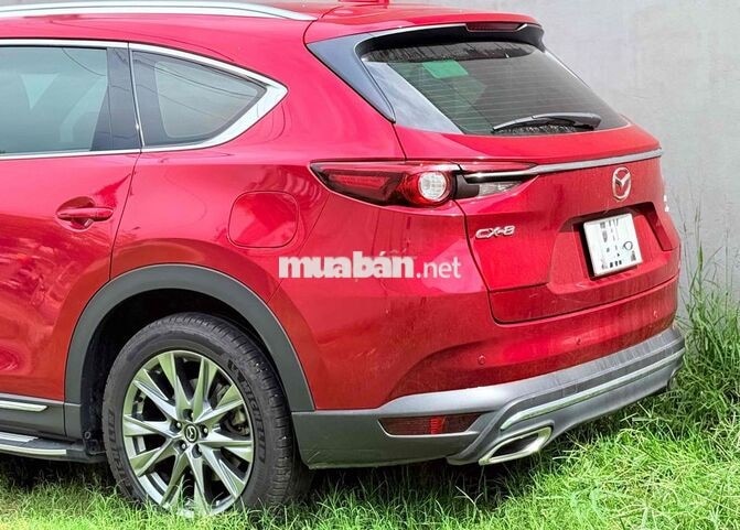 Mazda CX8 2021 luxury đỏ xe zin giá tốt