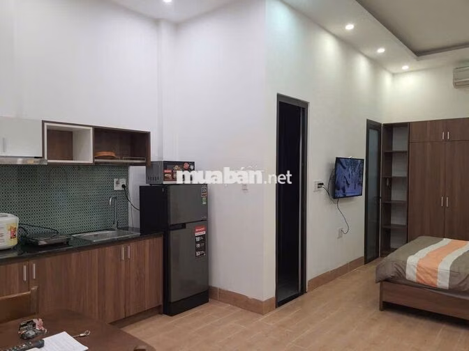 Căn hộ studio, có ban công, khu an thượng, cách biển 3 phút đi bộ