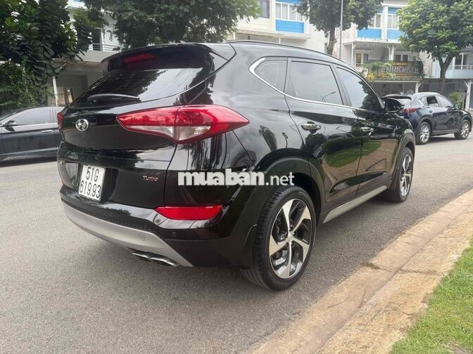 Hyundai Tucson 1.6 Turbo 2018 Đen 48.000km