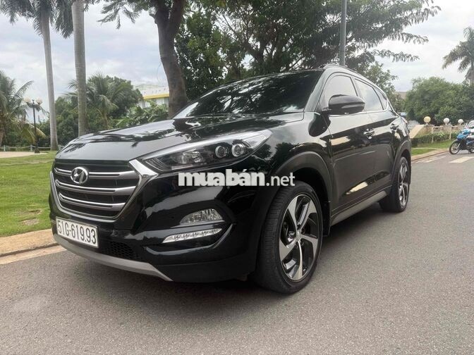 Hyundai Tucson 1.6 Turbo 2018 Đen 48.000km