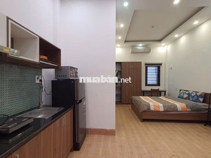 Căn hộ studio, có ban công, khu an thượng, cách biển 3 phút đi bộ