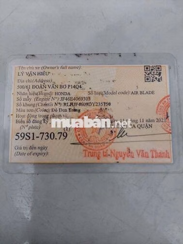 Honda Air Blade Đỏ đen Xe tay ga