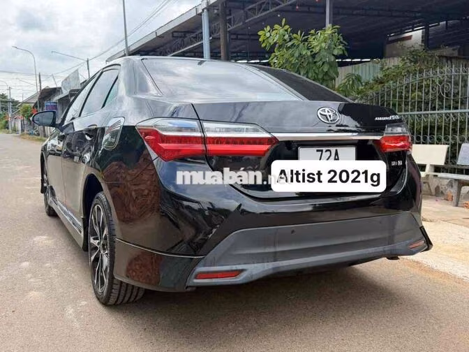 Toyota Altis 1.8G 2021 Đen Ghế da Tự động