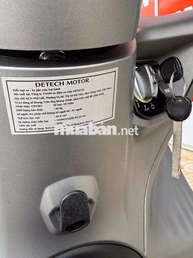 Detech Velia 50cc Xám 1000 km