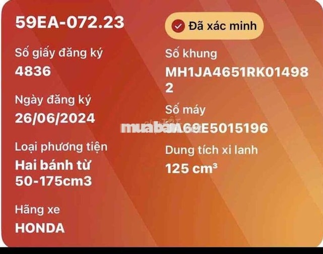 Vario 125 nhập Indo bản thể thao, như mới, 9 chủ