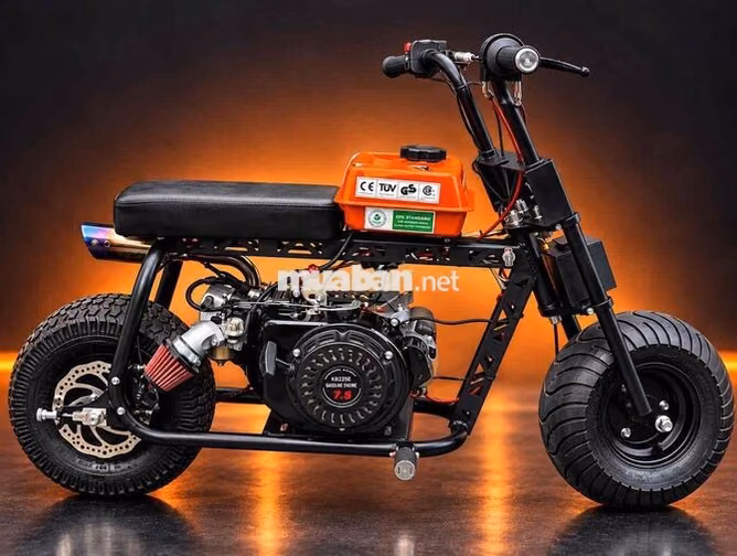 Custom MINIBIKE 200cc Harley Đen Cam