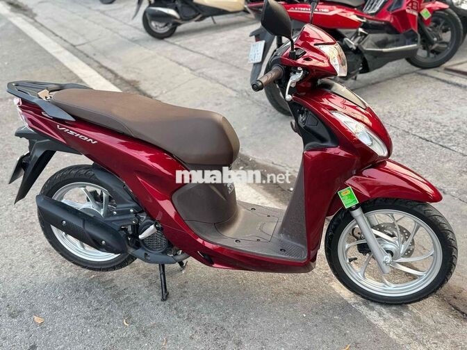 Honda Vision 2025 Cao Cấp màu Đỏ 1500 km