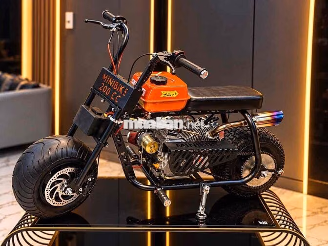 Custom MINIBIKE 200cc Harley Đen Cam
