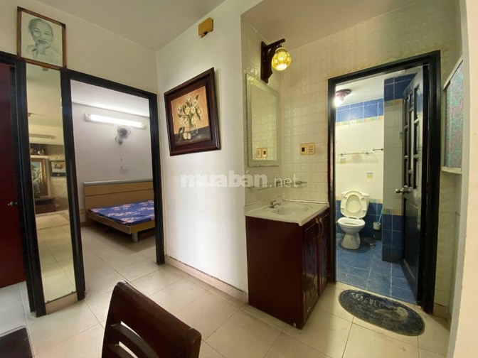 Chung cư A2- Vạn Kiếp 60m2, 2p ngủ, NTCB, giá 9,5tr/tháng