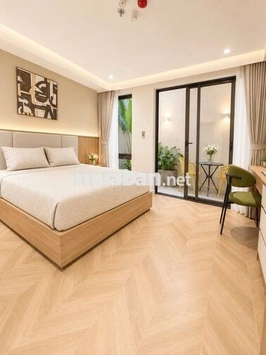 CĂN HỘ 1PN FULL NỘI THẤT - SÁT BIỂN MỸ KHÊ - SÂN VƯỜN, GIẶT SẤY RIÊNG