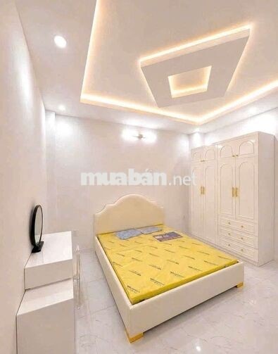 Nhà Full Nội Thất 1 Trệt 3 Lầu 4PN Hẻm KDC Nam Long Trần Trọng Cung