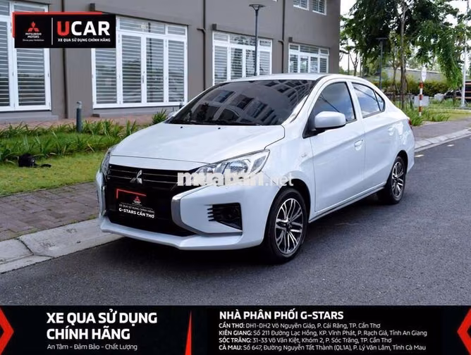 Mitsubishi Attrage MT 2023 Trắng siêu chất