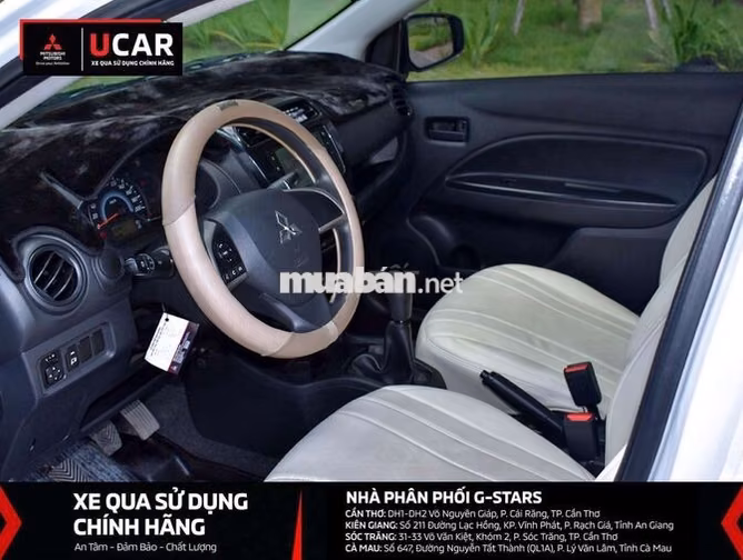 Mitsubishi Attrage MT 2023 Trắng siêu chất