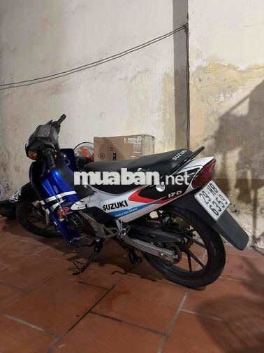 Suzuki Satria 120/6 Trắng Xanh Đỏ