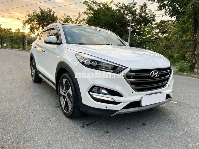 Hyundai Tucson 1.6 Turbo 2018 Trắng 10 vạn km