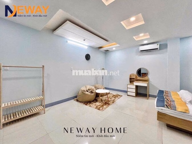 CHO THUÊ CĂN HỘ FULL NỘI THẤT - 40m2 - NGAY NGÃ 4 BỐN XÃ - CAO CẤP