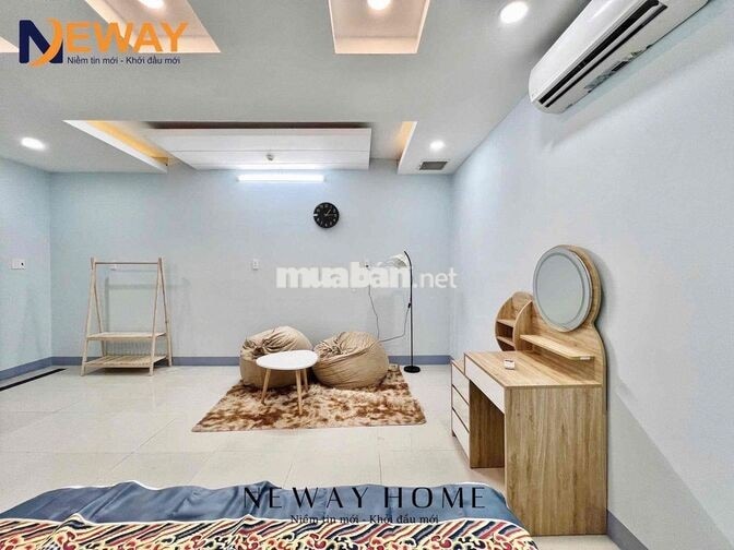 CHO THUÊ CĂN HỘ FULL NỘI THẤT - 40m2 - NGAY NGÃ 4 BỐN XÃ - CAO CẤP