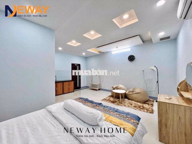 CHO THUÊ CĂN HỘ FULL NỘI THẤT - 40m2 - NGAY NGÃ 4 BỐN XÃ - CAO CẤP