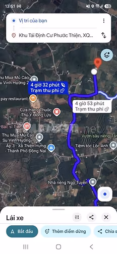 25 lô đất = 1,7ha, mổi lô có 100m2 T cư, Thiện Hưng, Bù Đốp, B Phước