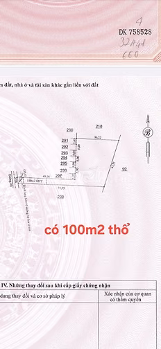 25 lô đất = 1,7ha, mổi lô có 100m2 T cư, Thiện Hưng, Bù Đốp, B Phước