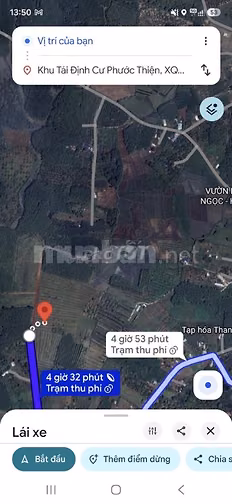 25 lô đất = 1,7ha, mổi lô có 100m2 T cư, Thiện Hưng, Bù Đốp, B Phước