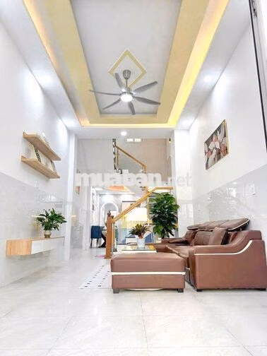 NHÀ MỚI  BÌNH TÂN GIÁP TÂN PHÚ, DT 4X21M 1 TRỆT 2 LẦU 4PN 4WC