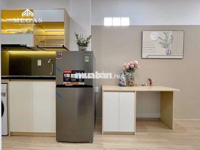 Căn Hộ Studio Cao Cấp - Gần ĐH VHU - HUIT - K300 - Máy Giặt Riêng