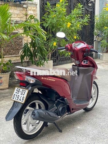 Honda Vision 2020 màu Đỏ