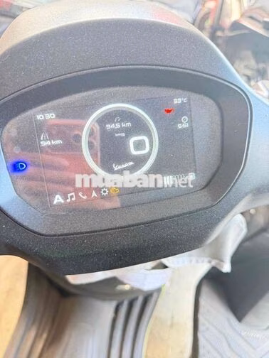 Piaggio Vespa Xe tay ga màu Đen