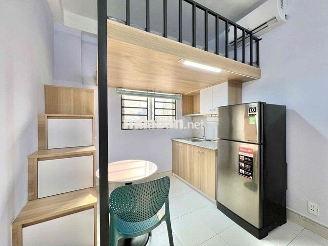 Căn hộ mini full nội thất có gác Gần Đh Sư Phạm Sài Gòn kế cầu Chữ Y