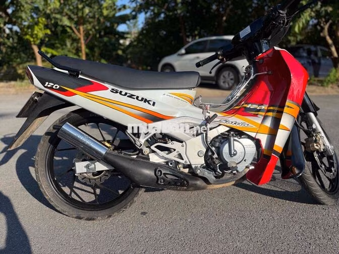 Suzuki Satria 120 Đỏ Trắng Đen