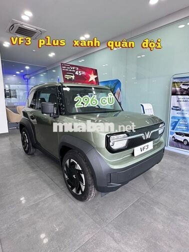 VinFast VF3 Plus Xanh quân đội