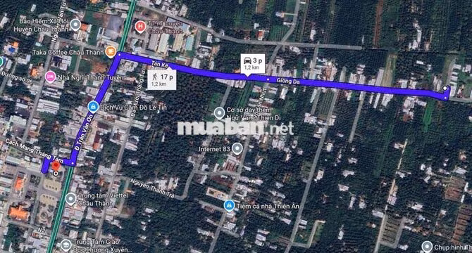 2.000M² GẦN KCN GIAO LONG – 200M² THỔ CƯ – 4,8 TỶ | LỘ GIỒNG DA