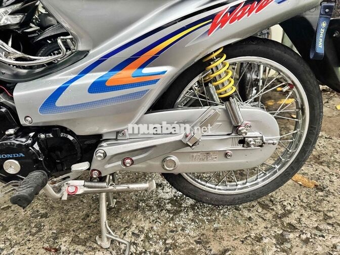 Honda Wave Alpha Bạc phuộc Nai mobin MSD
