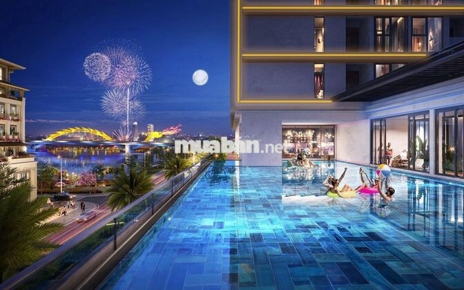 CHO THUÊ CĂN HỘ 1BR+1 VIEW SÔNG HÀN, NỘI THẤT CAO CẤP TẠI SUN PONTE