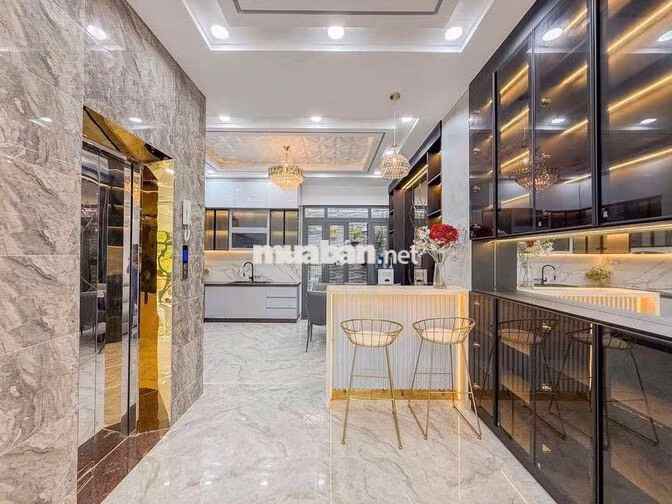 NHÀ KDC GREEN RIVERSIDE (ANH TUẤN - NHÀ BÈ) 5x17 nội thất cao cấp