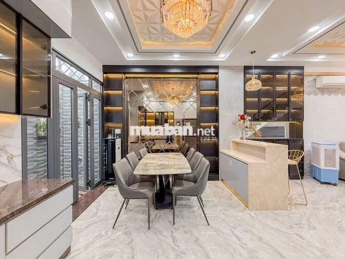 NHÀ KDC GREEN RIVERSIDE (ANH TUẤN - NHÀ BÈ) 5x17 nội thất cao cấp
