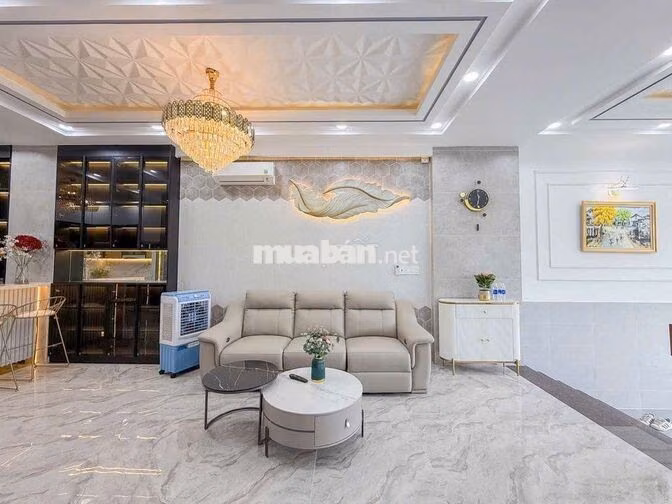NHÀ KDC GREEN RIVERSIDE (ANH TUẤN - NHÀ BÈ) 5x17 nội thất cao cấp