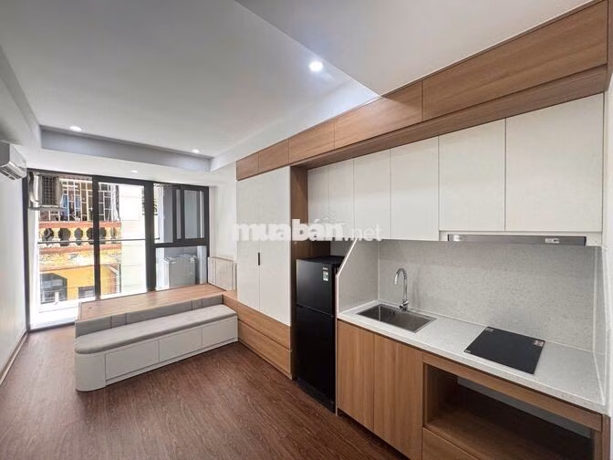 CHO THUÊ CĂN HỘ STUDIO FULL NỘI THẤT BAN CÔNG ĐẸP TẠI 66 NGÕ GIẾNG